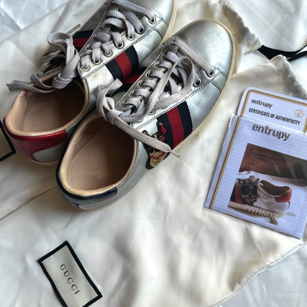 Limited Edition Gucci Ace “year of the Dog” sneakers EU 36